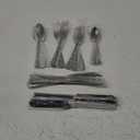 Stapava 24 Pcs Black Silverware Set with Steak Knives for 4, Stainless Steel Flatware Cutlery Set, Include Forks Spoons and Knives set, Mirror Polished, Dishwasher Safe Utensils for Home Restaurant