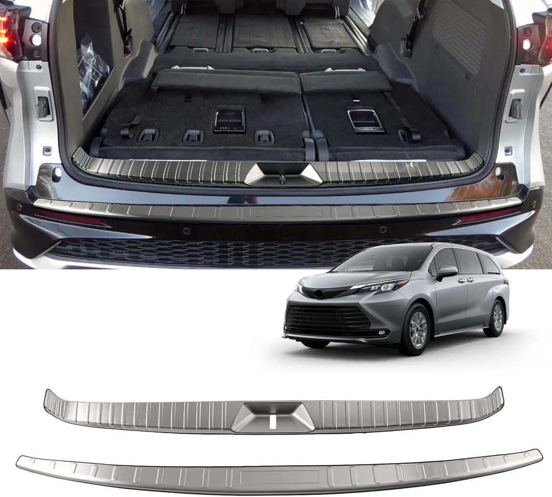 Rear Bumper Protector for Toyota Sienna 2021-2026 Rear Bumper Guard