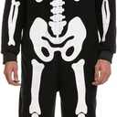 Spooktacular Creations Halloween Skeleton Costume, Family Matching Skeleton Costume for Halloween Cosplay Party (Small, Black)