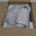 2 Light Bathroom Vanity Light, Brushed Gold Double Wall Sconce with Flared White Fabric Shade, Modern Sconces Wall Lighting for Hallway Bedroom Stairway, VL837-BG