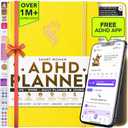 SMART ADHD PLANNER - Adhd Daily Planner - A Self Care Personal Gratitude Journal to Increase Productivity Weekly & Monthly Undated Planner for Women and Men, Vision Board & Organizer + Stickers