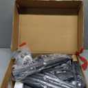 SONGMICS Clothes Rack with Wheels, Clothing Rack for Hanging Clothes, 25.4 mm Metal Garment Rack with Dense Mesh Storage Shelf, 110 lb Load Capacity, 2 Brakes, Black UHSR25BK