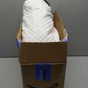 DenMate - On-Bed Dog Bed for Medium/Large Dogs (26x40), Stabilizing 100% Cotton Bolsters for Night Movement, Improves Comfort & Sleep for Dogs & Owners, Machine Washable Pet Mattress (White)