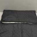 XINEAGE Water Resistant Recliner Cover, 3 Seat Sofa Covers with Pockets, Quilted Thick Protector Cover for Dog Pets with Non Slip Backing and Strap (Black)