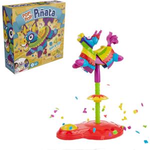Pop! Pop! Pinata Game | Replayable Pinata Game with 30+ Prizes | Ages 4 and Up | 2 to 4 Players | 10 Mins. | Fun Board Games for Kids and Preschoolers 