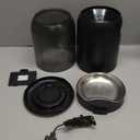 Kulahlik Cat Feeder, Automatic Dog Feeder with Camera, Cat Food Dispenser, 5G WiFi Pet Feeder with 2-Way Audio, Timed Pet Feeders, Motion Detection& Nightvision&120Wideangle (Black)