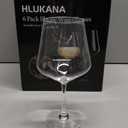 Unbreakable Wine Glasses Set of 6, 16 oz Plastic Wine Glasses with Stem, BPA Free, Reusable Wine Glass for Poolside, Outdoors Camping Picnic Restaurants Home Bar Christmas Unique Gift