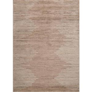 Rugshop Bohemian Stripe Stain Resistant High Traffic Living Room Kitchen Bedroom Dining Home Office Runner Rug 2'x7' Brown (2' x 7')