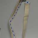 Crossbody Straps for Purses Silver Hardware Purse Strap Wide Shoulder Strap Adjustable Replacement,Retro Jacquard Embroidery for Shoulder Bags, Canvas Tote Handbags