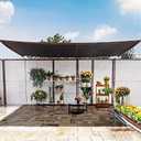 winemana 90% Shade Cloth, Dog Kennel Shade Cover, 20 x 48 FT Sturdy Durable Sunblock Shade Mesh Tarp with Grommets for Patio Plants Greenhouse Chicken Coop Porch