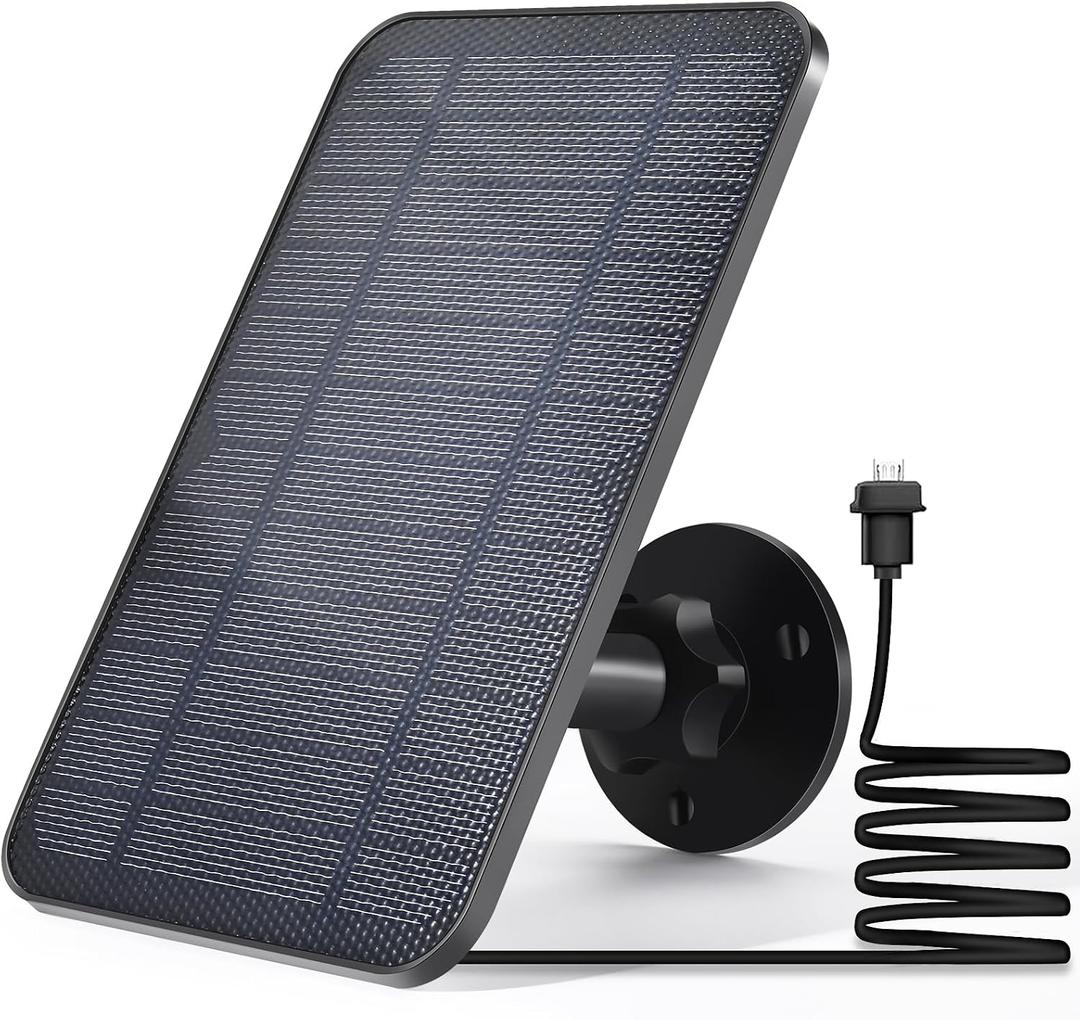 Solar Panel for Blink Camera, Solar Panel Compatible with Blink Outdoor (3rd Gen) XT XT2 Camera, IP65 Waterproof, 13.12ft Cable, Wall Mount