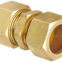 Anderson Metals-50062-12 Brass Compression Tube Fitting, Union, 3/4"Tube O.D. x 3/4" Tube O.D.