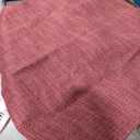 OTOSTAR Linen Throw Pillow Covers Set of 2 Decorative Square Pillowcases Cushion Covers 24x24 Inch for Home Decor Sofa Bedroom Car 60 x 60 CM Wine Red
