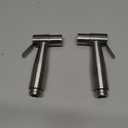 Bidet Spray Heads Set of 2 Stainless Steel Hand Bidet Spray Heads for Bathroom Kitchen and Toilet Cleaning