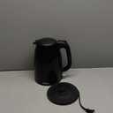 KRUPS: 1.5L Electric Kettle, Cool Touch Stainless Steel Interior, 1500 Watt, Fast Boiling, one cup in 80 seconds, Double Wall, Fast Boiling, Auto Off, Keep Warm, Cordless Black (1.6 Quarts)