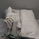 6-Pack Large Canvas Comforter Storage Bags Closet Organizer for Clothes Sweater Clothes Organizer with Dual Zipper Three Carrying Handles for Blanket Closet Storage Container (Natural color)