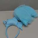 2 Pieces Fish Goldfish Marine Life Sea Animal Costume Headband and Tutu for Halloween Dress Up (Blue)