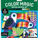 Mudpuppy Rainforest Friends  Color Magic Water Reveal Kit with Illustrations of Rainforest Animals for Children Ages 2 and Up