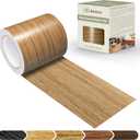 Besezx Wood Grain Tape, 2.4" X15', Self Adhesive Wood Grain Repair Patch for Tables, Chairs, DIY,Baseboards, Doors, Windows, Floors and Furniture Renovation.Natural Wood Grain