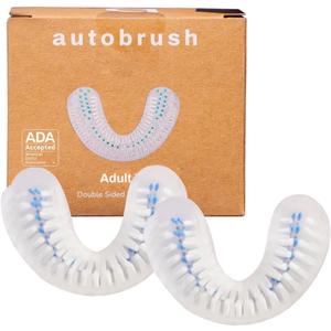 autobrush Double Sided Brush Head Replacement with Nylon bristles, Adults (Small, Pack of 2)