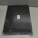 2PCS Black Bulletin Boards Cork Board with Felt, 15"x11" Small Display Pin Board Vision Board for Walls, Jewelry, Notes, Collection, Photos, Office, Wood Framed(Black) & Felt(Black), 2p