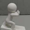 Cute Door Stopper Wedge, Non-Slip Door Stops for Bottom of Door, Keep Doors Open for Kids Pets, White 1 Pack (Patented)