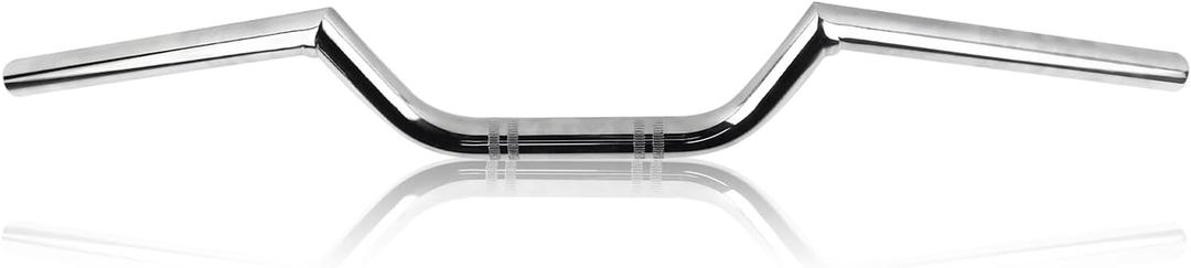 FLYPIG Motorcycle 7/8" Handlebar Drag Bar Ace Clubman Style Handlebars 22MM Handlebar Universal For Pit Dirt Bike Motocross Bobber Custom Mini Bike Chrome