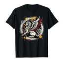 Urban Grunge Griffin Griffon Gryphon T-Shirt, Black Small