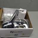 NearMoon Filtered Shower Head, High Pressure 8Square, 5 settings Handheld Rain Shower Filter Combo with Self-adhesive Holder/1.5M Hose -1 Replaceable Filter Cartridge (Chrome Finish)