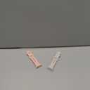 2 Packs Cartoon Engraved Band Compatible with Apple Watch Band 38/40/41/42/ 44/45/ 46/49mm Women, Cute Designer Soft Silicone Strap for iWatch Series 11 10 9 8 7 6 5 4 3 SE/Ultra 3 2 1 (Starlight & Pink)