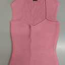 BOSS Women's Sweetheart Soft Ribbed Top (Pink, XS)