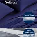 REST Evercool Cooling Comforter, Full/Queen, Blanket for Hot Sleepers, All Season Bedding to Keep Cool for Night Sweats, Breathable Lightweight Blanket, 90"x90" Inches, Midnight Blue