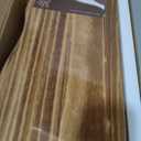 TURKIO Walnut Finish Floating Shelves,Hidden Brackets,2-Pack,24 Inches Each