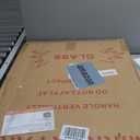 YOSHOOT Rustic Wooden Framed Wall Mirror, 26"x18", Natural Wood and Iron Bathroom Vanity Mirror for Farmhouse Decor, Vertical or Horizontal Hanging (Brown)