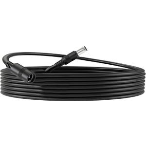 VHBW Replacement Smart Light Extension Cable  Compatible with Phlips Hue Play Bar/Single Bar Smart Lights, 16.5ft (5m) Black Cord, Male-to-Female Connector