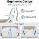 Drafting Chair Tall Office Chair with Flip-up Armrests, Adjustable Height, and Enhanced Lumbar Support - Ergonomic Rolling Stool, Back Support, and Adjustable Foot Rest Ring for Standing Desk Khaki