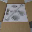 Stainless Steel Bathroom Vanity Light Over Mirror, 3 Light Brushed Gold Bathroom Light Fixtures with Textured Glass Shades, Modern Vanity Lighting Wall Mount