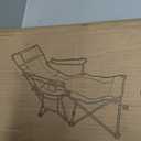 Reclining Camping Chair with Foot Rest, Folding Lounge Chair for Adults, w/Adjustable Backrest, Storage Bag & Cup Holder, Portable Recliner Beach Chair Outdoor Camp Picnics, 330 LBS (1, Grey)