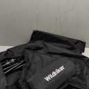 Wildhiker Portable Compact Folding Camping Chairs  Lightweight High Back with Pillow, Deep Recline, ArmPads, Side Pockets-for Motorcycle, RV, Backpacking, Travel, Festival  Black