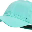 Women Quick Drying Baseball Cap Sun Hats Mesh Lightweight UV Protection for Outdoor Sports - Multiple Colors (#2 Aqua)