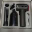 KMM Handheld Car Vacuum Cleaner, 4 in 1 Vacuum Cleaner 16000Pa Air Duster, 3-Speed Adjustable 120W High Power Vacuum Cleaner with LED Light and Multi-Nozzles for Car, Home, Office, Pet (Gray)