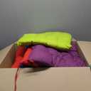 Geetery 12 Pcs Floor Pillows Bulk Square Seating Cushions for Floor, 15.7'' Large Thick Meditation Sitting Cushion Mat for Yoga Tatami Classroom Nursery Daycare Chair Room (Colorful)
