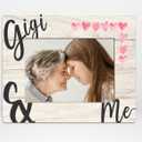 Orchroma Gigi and Me Picture Frame, Mothers Day Birthday Gifts for Grandma,Gigi Gifts for Grandma,5x7 Photo Frame (8x10 in, burlywood)