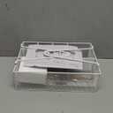 Paper Plate Organizer with Handle for Countertop, Metal Silverware Caddy for Cup, Napkin, Fork and Spoon, Paper Plate and Utensil Holder, Cutlery Caddy for Party, Camping, Picnic (White)