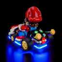 LED Lighting Compatible with Lego Mario Kart Mario & Standard Kart 72037Light Kit Compatible with Lego 72037, NOT Included The Model Set - JUST Lights