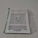 HVAC Premium 12''w X 8''h 3-Way AIR Supply Grille - Vent Cover & Diffuser - Flat Stamped Face - White [Outer Dimensions: 13.75''w X 9.75''h]