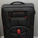 Carry On Luggage 22x14x9 Airline Approved, 22-Inch Suitcases with Spinner Wheels, Softside Carry-on Luggage with TSA Lock for Men Women Business Trip, Lightweight Large Capacity Luggage for Travel (Black)