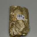 WILLBOND 6 Pcs Large Bow Glitter Christmas Bows Hanging Holiday Xmas Bows for Christmas Wreaths Decoration or Tree Toppers Indoor Decor Party Supply, 9.8 x 17.7 Inch (Gold)