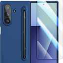 Nillkin for Samsung Galaxy Z Fold 7 Case with Upgraded Pen & Screen Protector, Fast Wireless Charging, Superior Liquid Silicone, Protective Slim Phone Case with Stylus for Galaxy Z Fold 7, Navy Blue