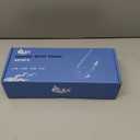 AQQA Gravel Vacuum for Aquarium Siphon - Adjustable Flow Fish Tank Cleaner with Handle, Manual Siphon Pump Water Changer Sand Rock Suction Cleaner, Upgraded Hard Hose with Threaded Connection (S)